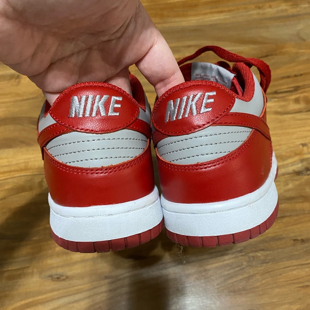 Nike Dunk Low Retro Medium Gray Varsity Red UNLV - Picture 4 of 6